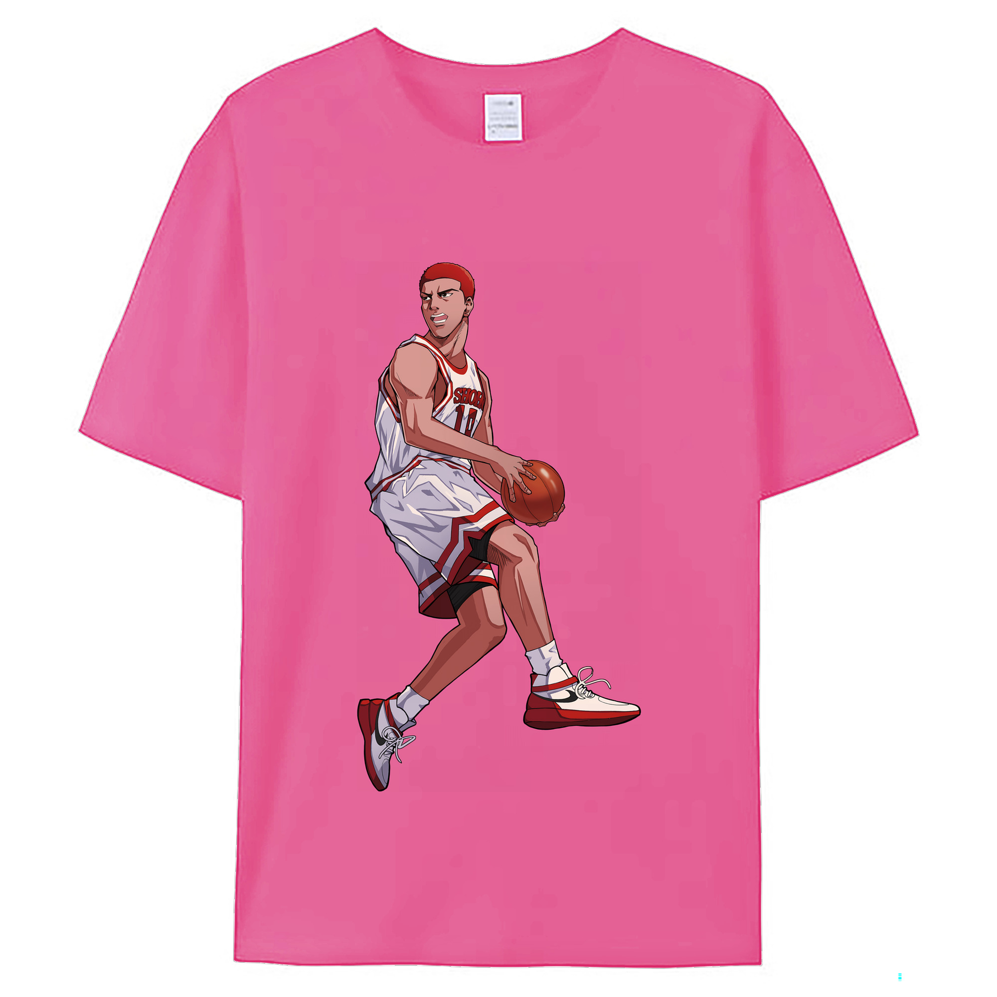 （画像用） SLAM DUNK／スラムダンク レディースカジュアルプリントTシャツ（綿100％）